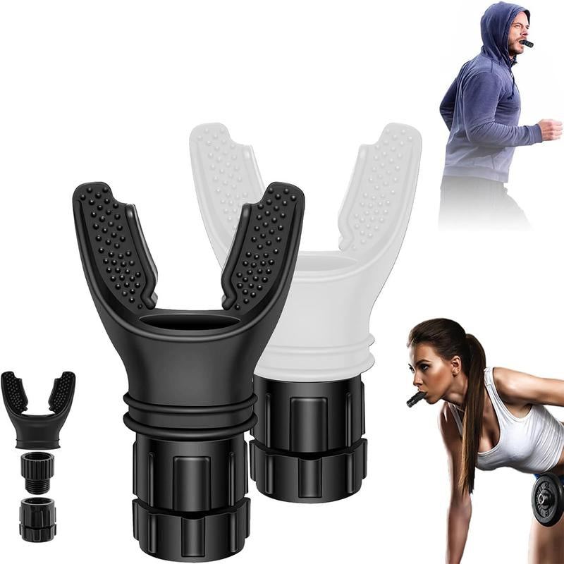 Running Breathing Exercise Tool,Adjustable Respiratory Resistant,Portable Lung Capacity Abdominal Breathing Trainer Muscle Trainer