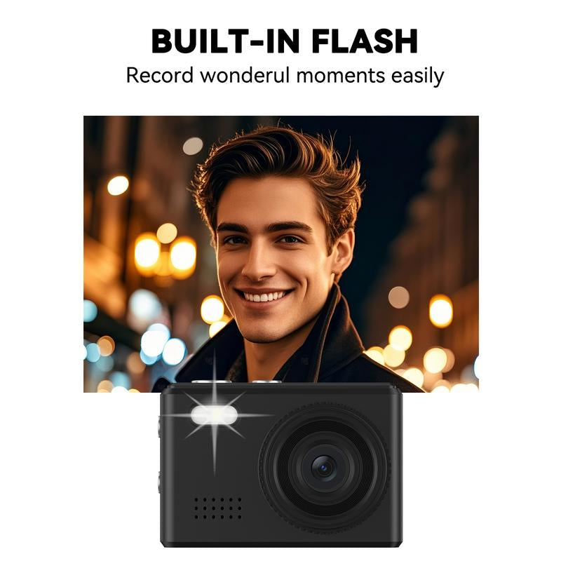 Mini Camera,Stylish and Innovative Design,Supports AVI Video Format,Enables HD and 1080P Video Recording, Compatible with up to 128GB TF Memory Cards.