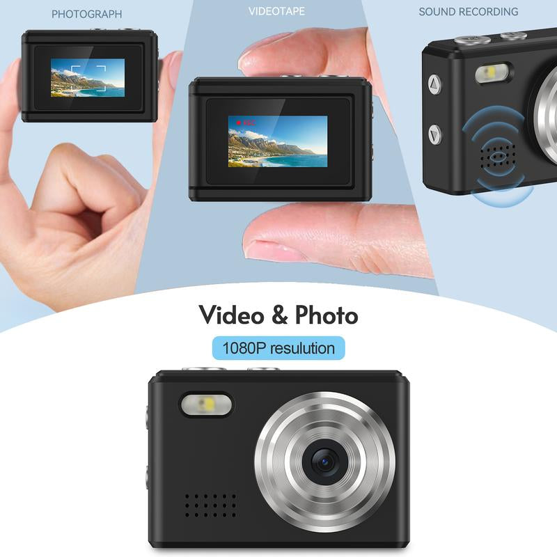 Mini Camera,Stylish and Innovative Design,Supports AVI Video Format,Enables HD and 1080P Video Recording, Compatible with up to 128GB TF Memory Cards.