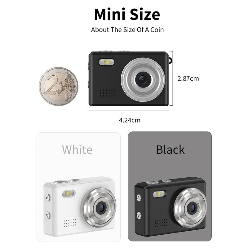 Mini Camera,Stylish and Innovative Design,Supports AVI Video Format,Enables HD and 1080P Video Recording, Compatible with up to 128GB TF Memory Cards.