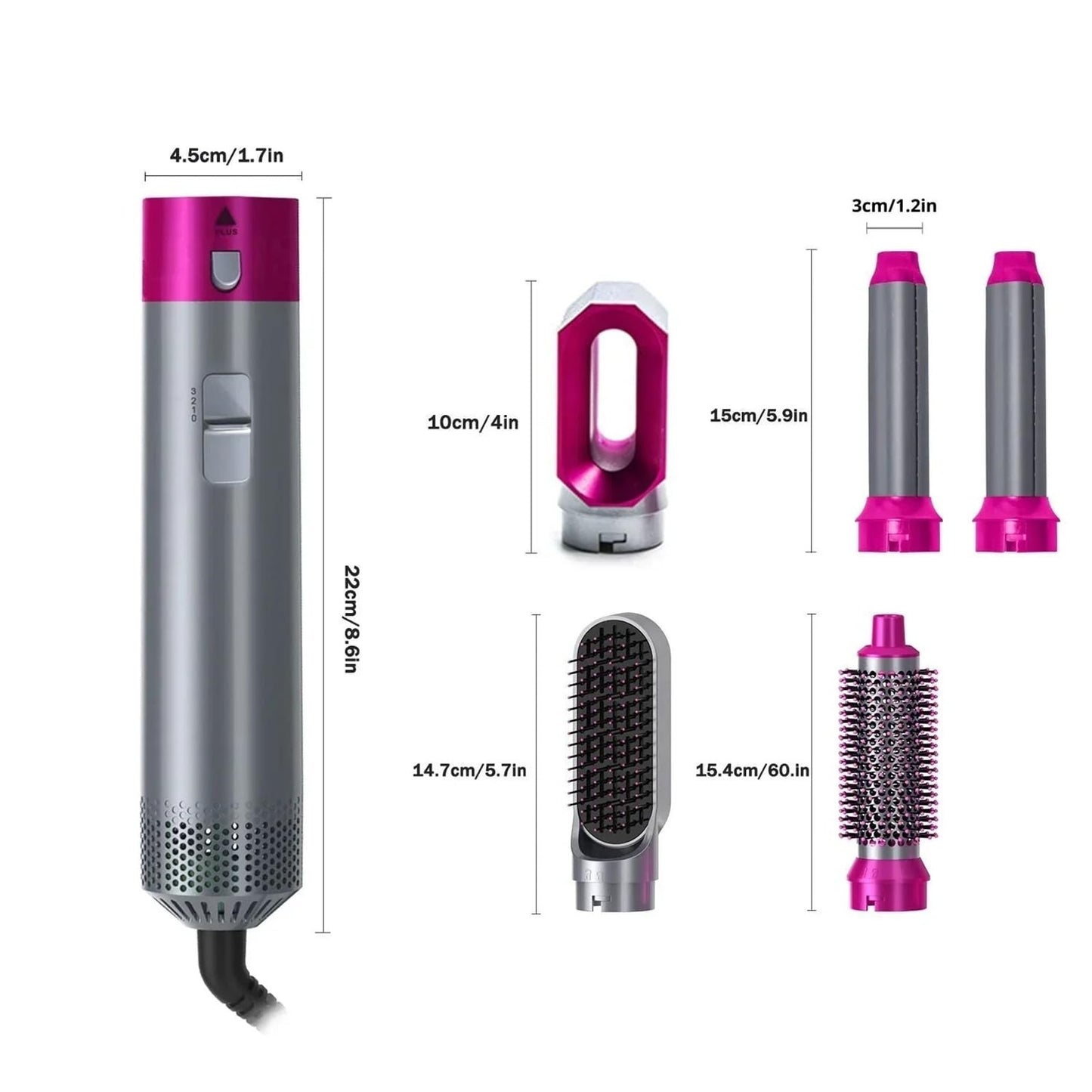 Evo Style™ 5 In 1 Hair Styler