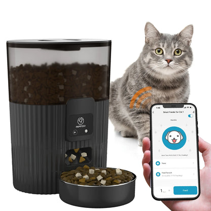 PAPIFEED automatic pet feeder with wifi