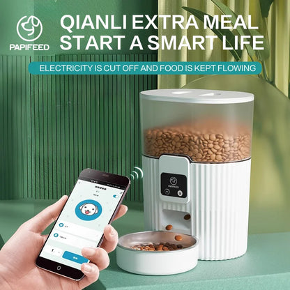 PAPIFEED automatic pet feeder with wifi