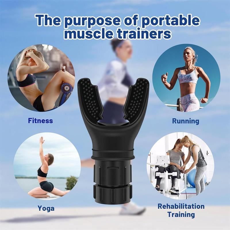 Running Breathing Exercise Tool,Adjustable Respiratory Resistant,Portable Lung Capacity Abdominal Breathing Trainer Muscle Trainer